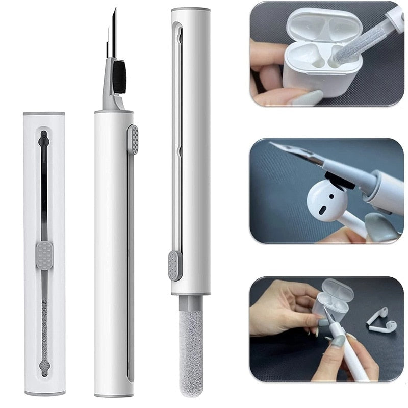 Bluetooth Earphones Cleaning Tool for Airpods Pro 3 2 1 Durable Earbuds Case Cleaner Kit. Multi-Purpose case Cleaning Tool
